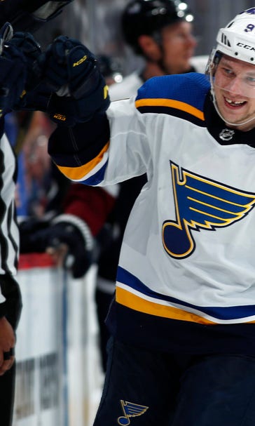 Blues shut out Avalanche 3-0 for ninth straight victory